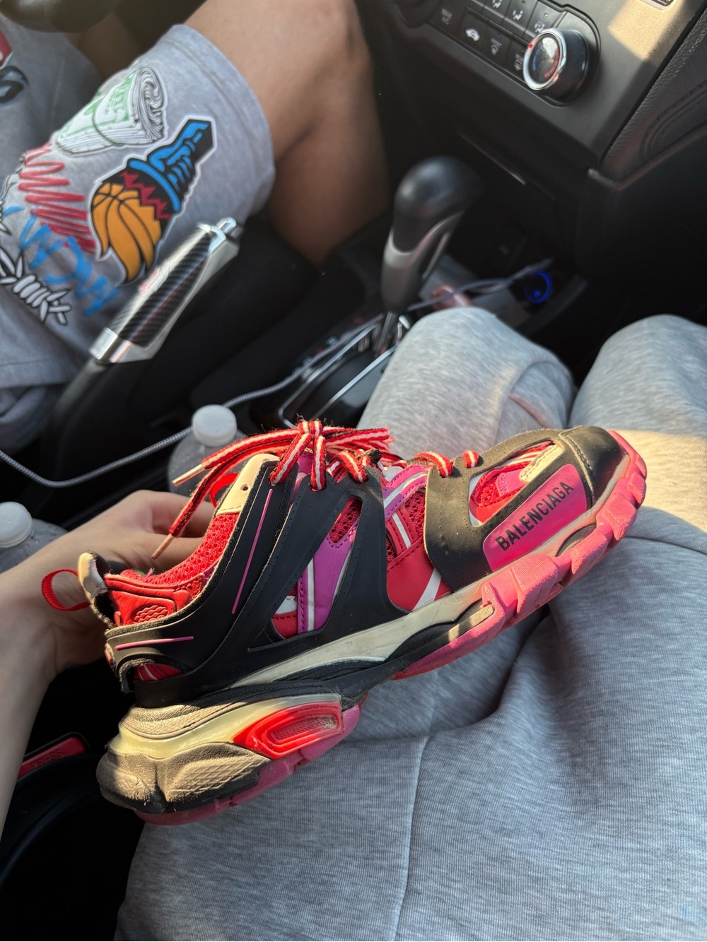 Balenciaga Womens Track Trainer
('Black Pink' 37)
